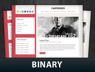 Binary WordPress Themes
