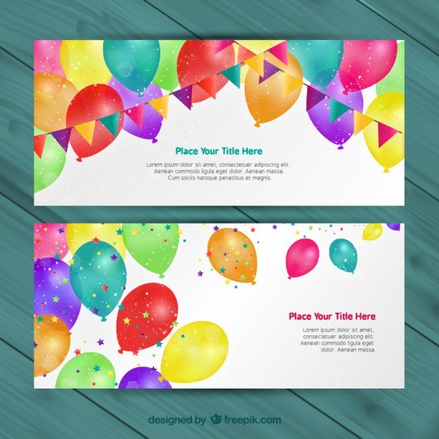 Birthday invitations  Vector | Free Download