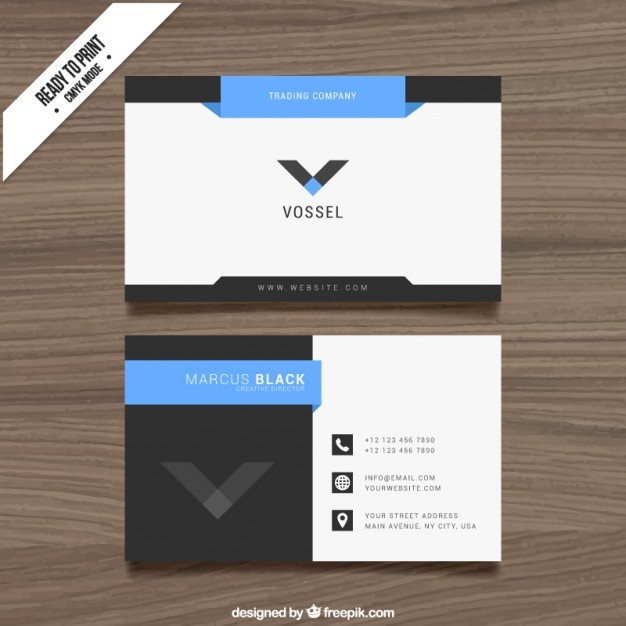 Business card design  Vector | Free Download