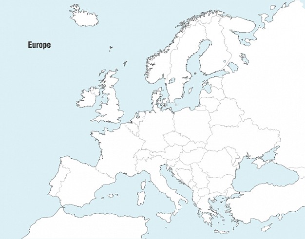Europe Map Vector   Vector | Free Download