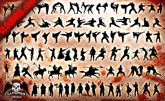 Fighting People – All-Silhouettes