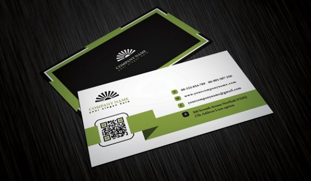Four business cards template  PSD file | Free Download