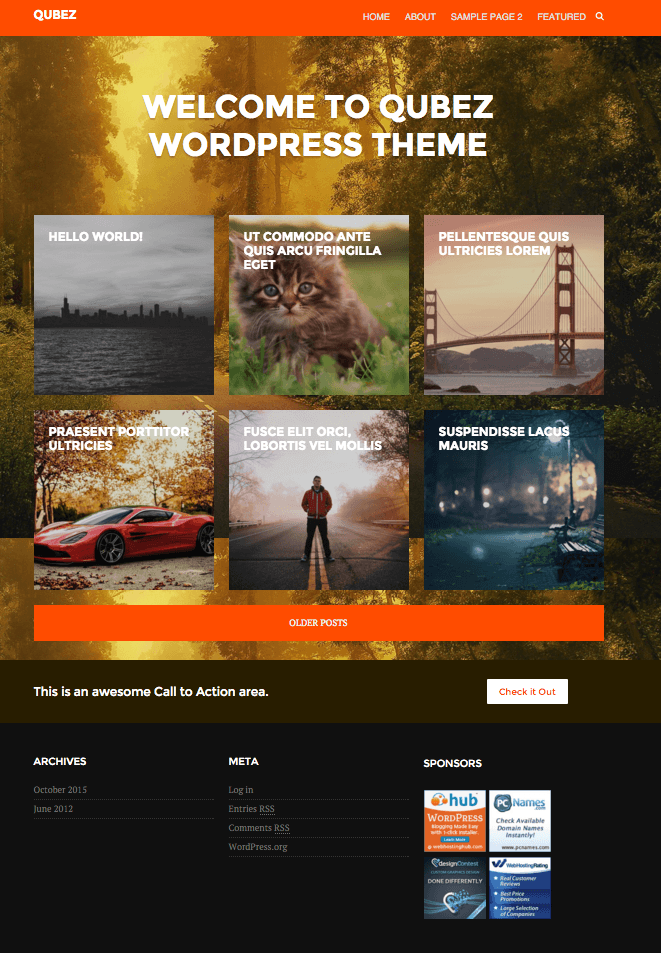 Qubez  WordPress Themes