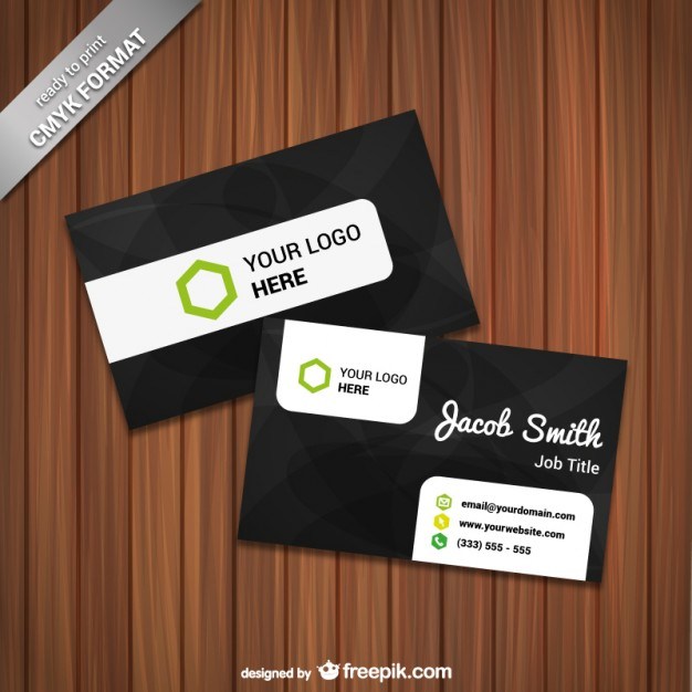 Ready to print card template vector  Vector | Free Download