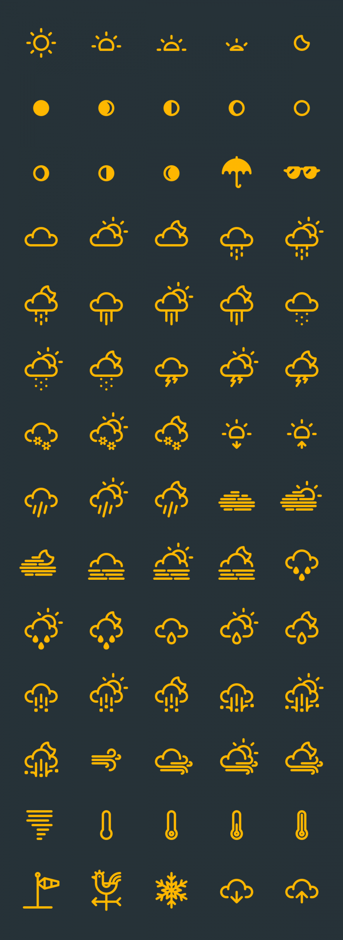 RNS Weather Icons | IconStore