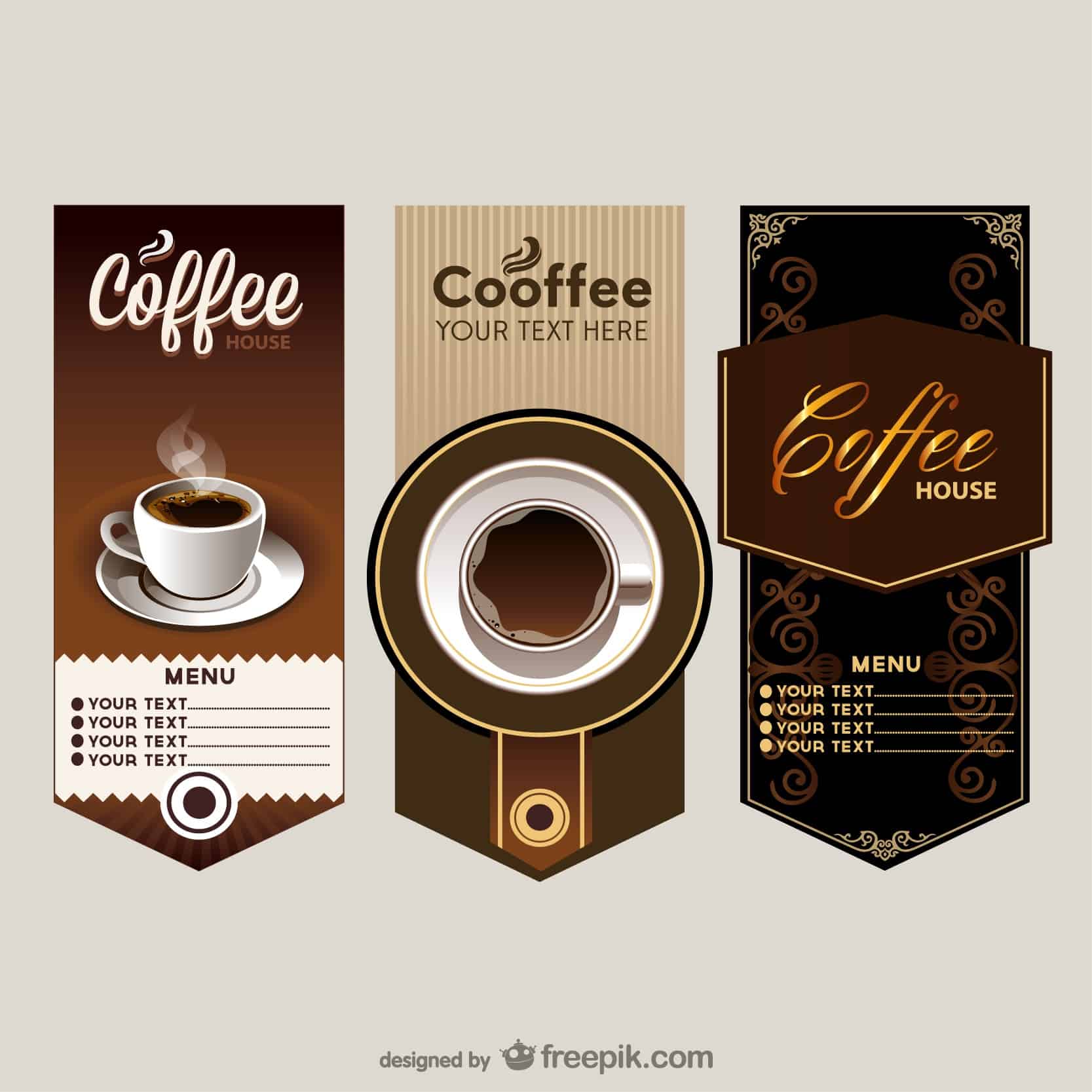the elegant cafe menu price table vector  Vector | Free Download
