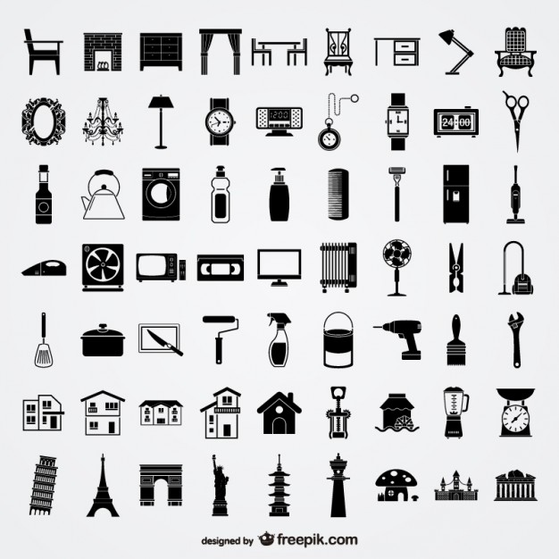 various sketch elements of vector material   lifestyle   elements  Vector | Free Download