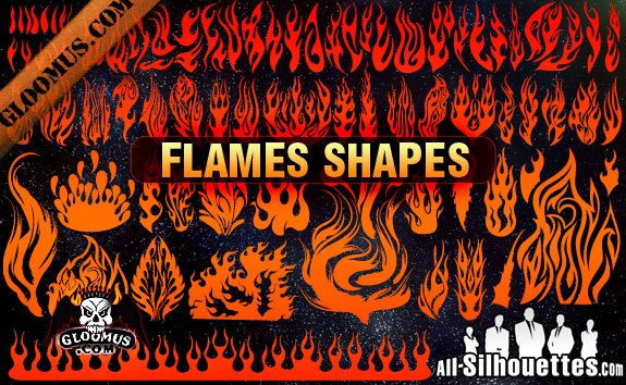 Vector Flame Shapes