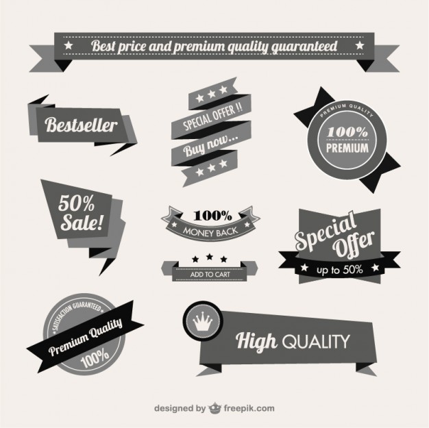 Vintage quality guaranteed banner