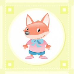 Baby fox design Vector | Free Download
