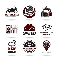 Motorcycle logo vector