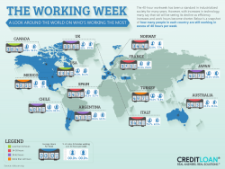 The State of the 40-Hour Workweek [Infographic]