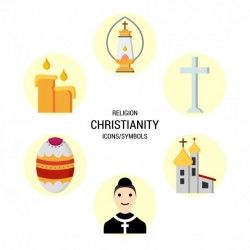 Christian religion icons