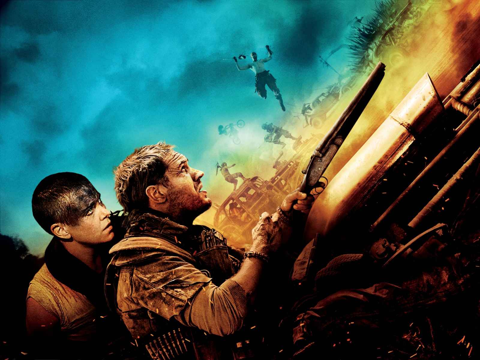 Mad Max Fury Road Tom Hardy Charlize Theron 1600 10 Hd Background Free Vector Graphic Design Elements