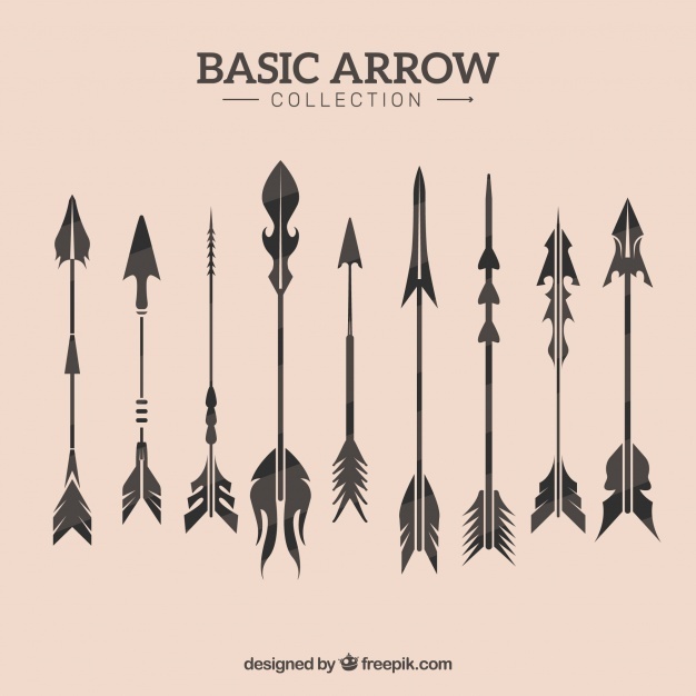 Vintage arrow collection