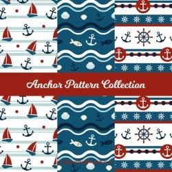 Colorful anchor pattern