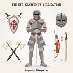 Knight elements with classic style