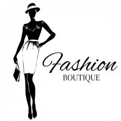 Girl with fashion boutique illustration vector 09