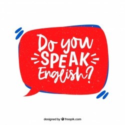 Do you speak english question with hand drawn style