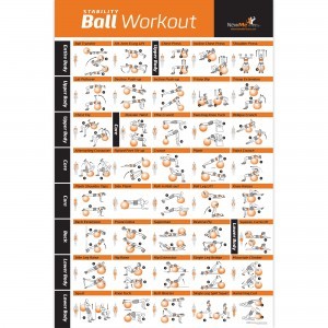 Exercise Ball Poster Laminated