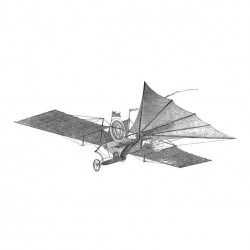 Vintage aircraft illustration