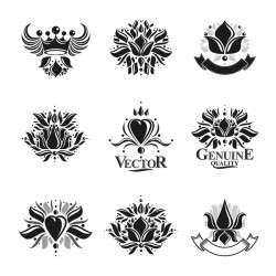 Hight Quality Royal Labels vector 02