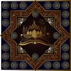 Islamic styles pattern decor vectors 05
