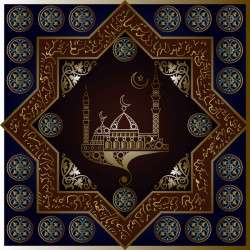 Islamic styles pattern decor vectors 09