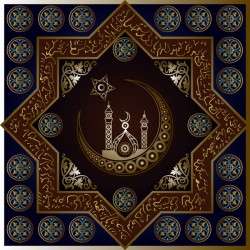 Islamic styles pattern decor vectors 11