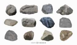 Collection of rock illustrations
