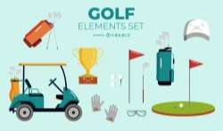 Golf Elements Set