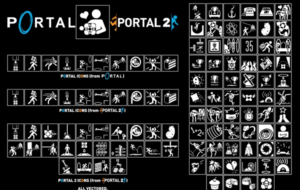 Portal Icon Pack Vector