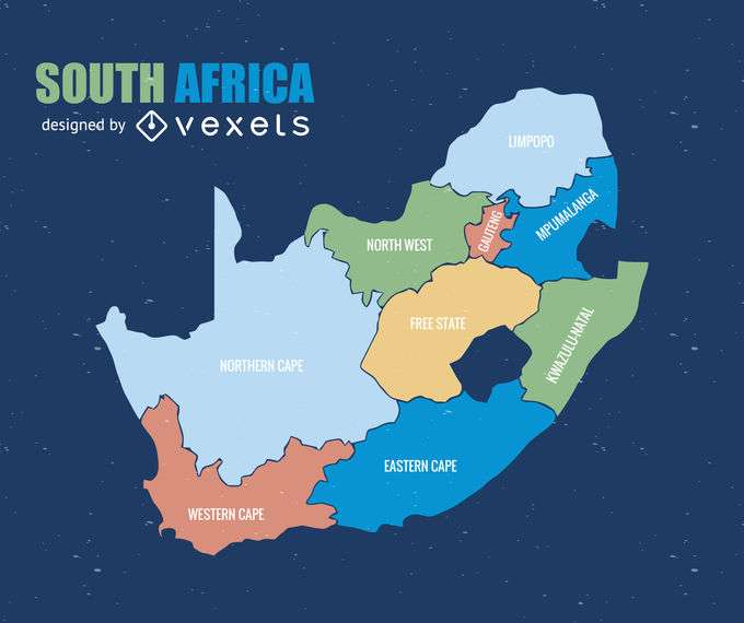 South Africa province map