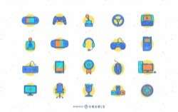 Video game icon collection
