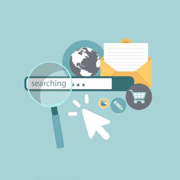 Search engine marketing concept