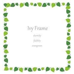 Square ivy frame