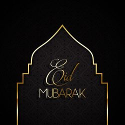 Stylish Eid mubarak background