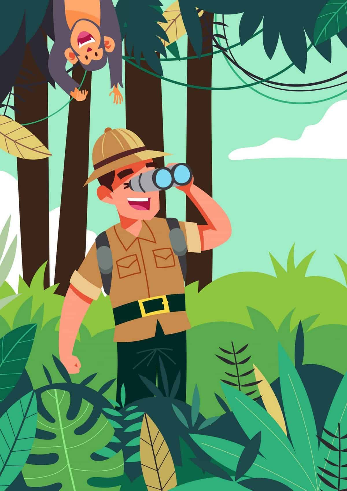 Jungle Explorers Illustration