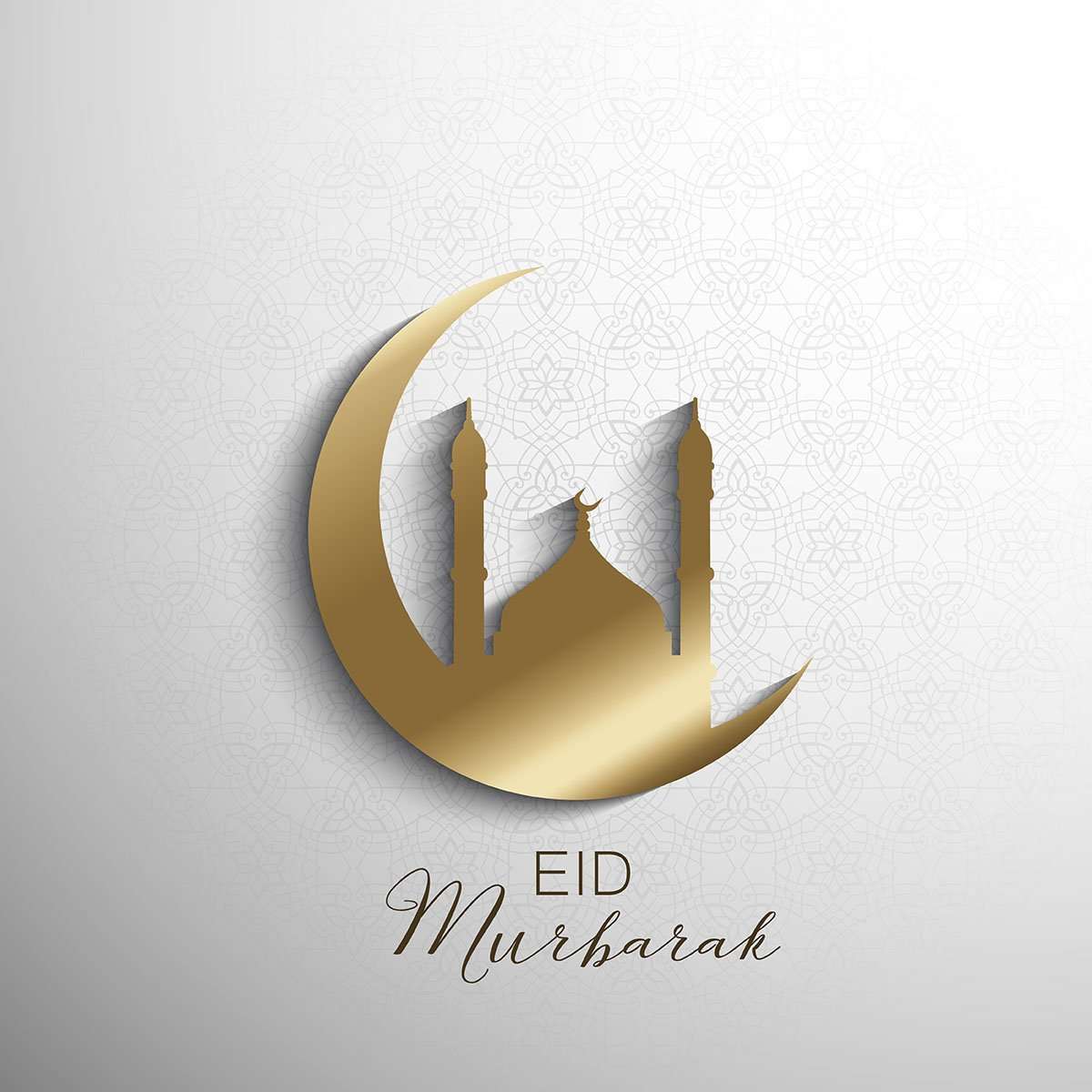 Minimilistic Eid Mubarak background