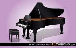 Grand Piano Vector