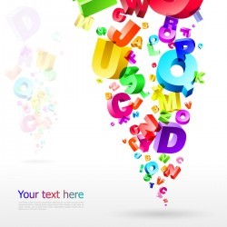Letters Backgrounds Vector