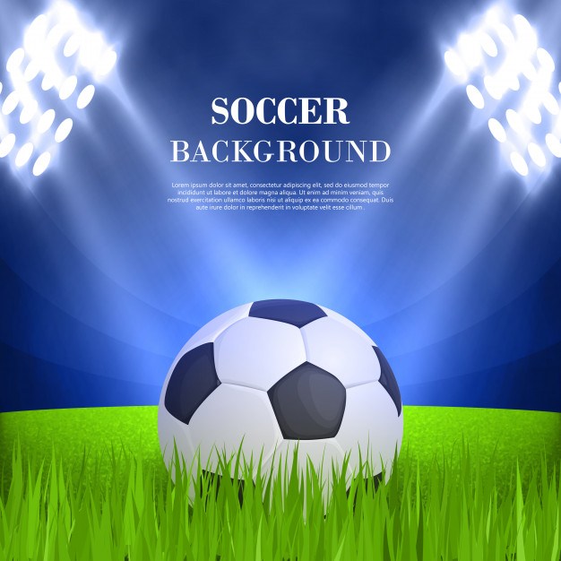Soccer background concept