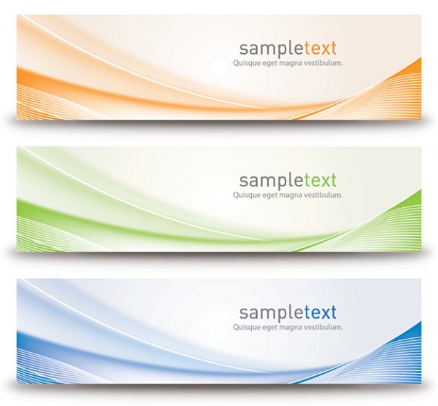 abstract banners design  Vector | Free Download