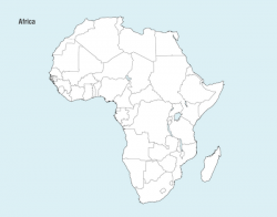 African Map Vector