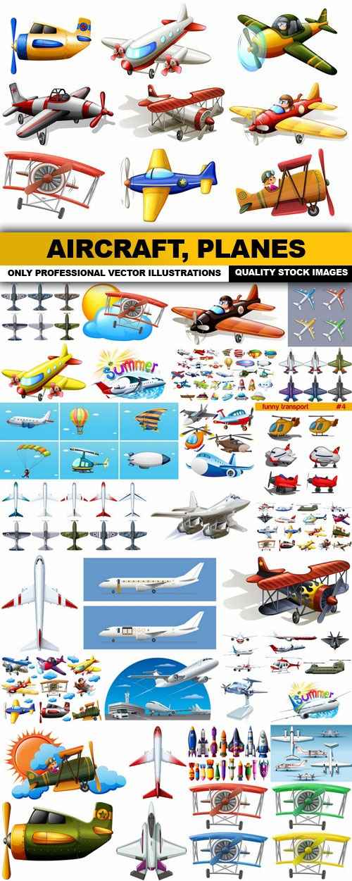Aircraft, Planes – 30 Vector