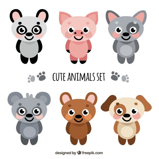 Animals faces