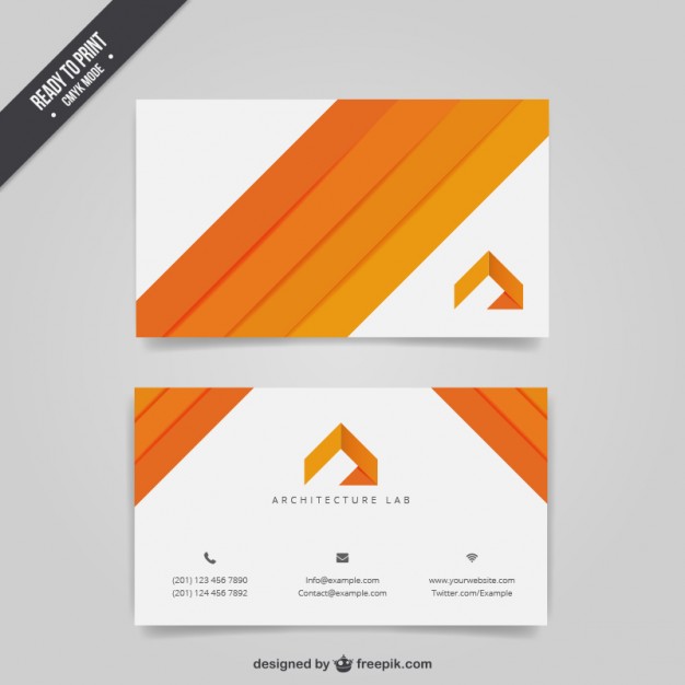 Architecture business card  Vector | Free Download