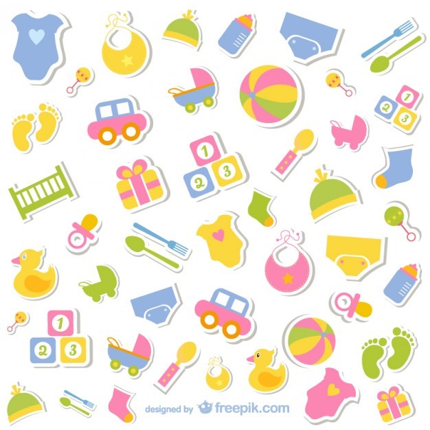 Baby icons free collection  Vector | Free Download