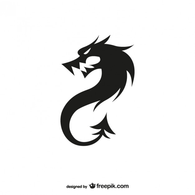 Black dragon logo