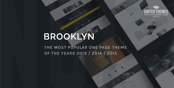 Brooklyn – Creative One Page Multi-Purpose Theme – WordPress